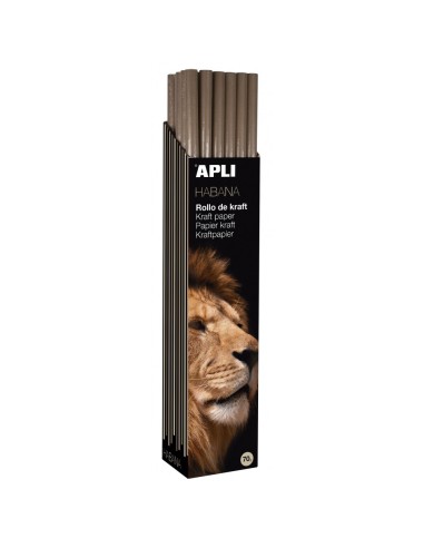 ROLLO PAPEL KRAFT MARRON APLI 1x10MT