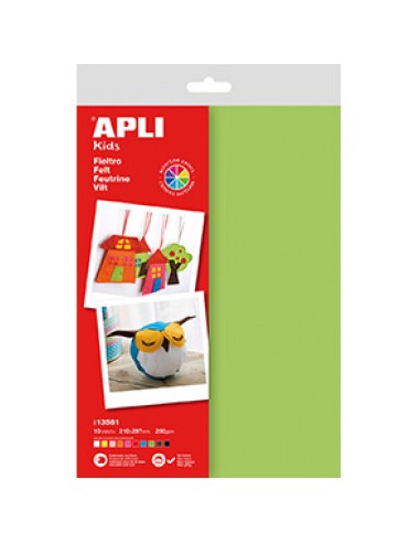 FIELTRO APLI KIDS A4 COLORES VARIOS