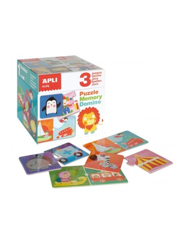 PACK PUZZLE/MEMORY/DOMINO GAMES 3UD APLI