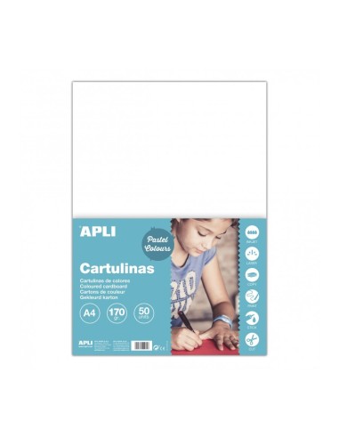 CARTULINA BLANCA DIN A4 180GR APLI