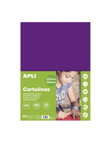 CARTULINA A4 170GR VIOLETA APLI