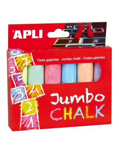 TIZAS JUMBO COLORES P.6 APLI