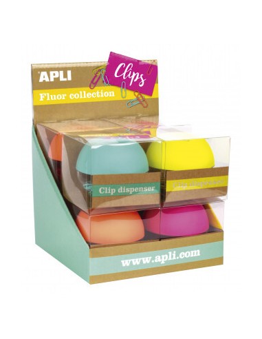 DISPENSADOR CLIPS FLUOR COLLECTION APLI