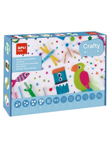 CAJA SET MANUALIDADES CRAFTY BOC APLI KIDS