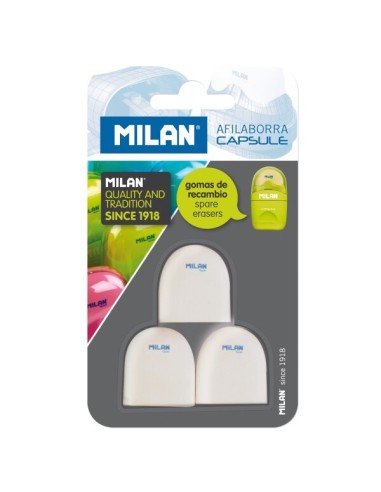 RECAMBIO GOMAS CAPSULE BL.3UD. MILAN