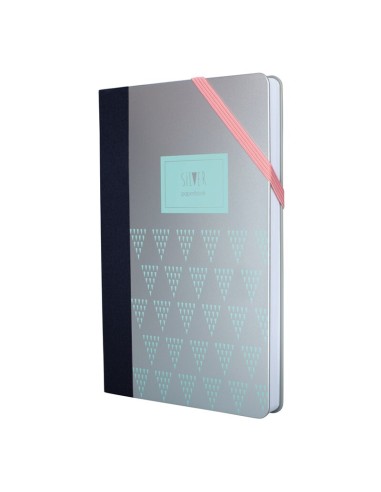 LIBRETA MILAN SILVER VERDE 80GR LINEAS