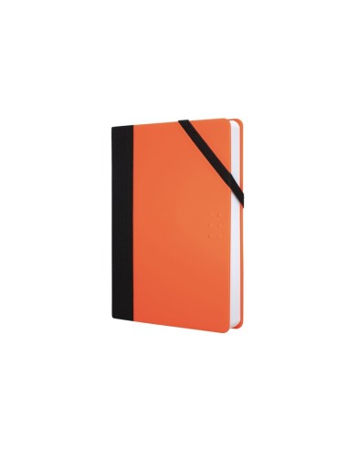 LIBRETA POCKET FLUOR NARANJA DOTS. MILAN