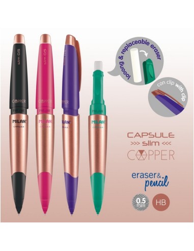 PORTAMINAS CAPSULE SLIM COOPER 0,5MM MILAN