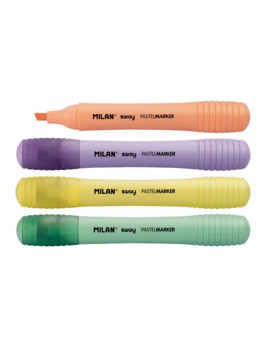 ESTUCHE 4 MARCADORES FLUOR PASTEL MARKER SWAY. MILAN