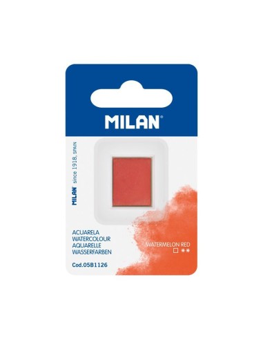 MEDIO GODET ACUARELA ROJO SANDÍA MILAN