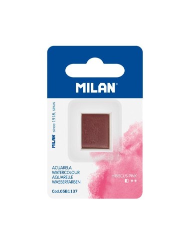 MEDIO GODET ACUARELA HIBISCUS PINK MILAN