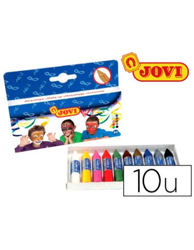 BARRAS MAQUILLAJE JOVI 10 COLORES SURTIDOS