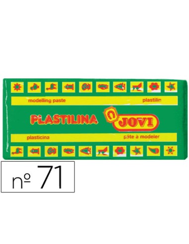 PASTILLA PLASTILINA JOVI VERDE CLARO 150GR