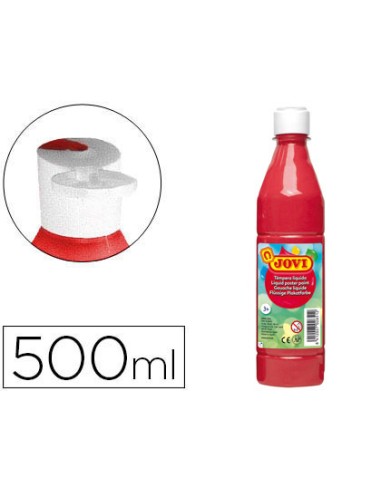 TEMPERA LIQUIDA JOVI ROJA 500ML