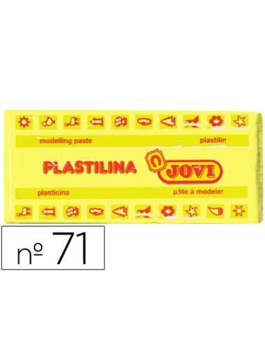 PASTILLA PLASTILINA JOVI AMARILLO 150GR