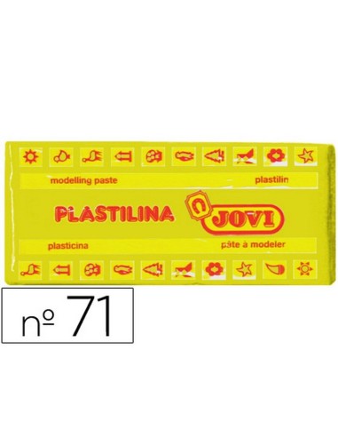 PASTILLA PLASTILINA JOVI 71 150GR COLOR AMARILLO