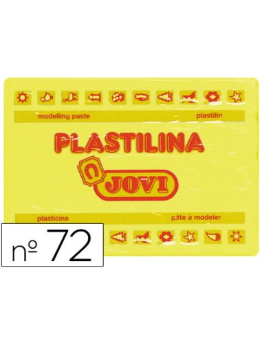 PASTILLA PLASTILINA JOVI 350GR Nº.72 AMARILLO