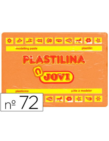 PASTILLA PLASTILINA JOVI Nº.72 NARANJA