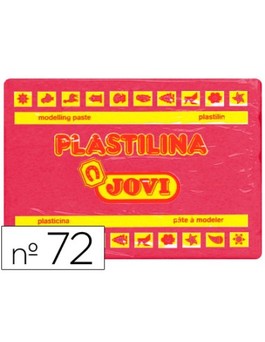 PASTILLA PLASTILINA JOVI Nº.72 350GR RUBÍ