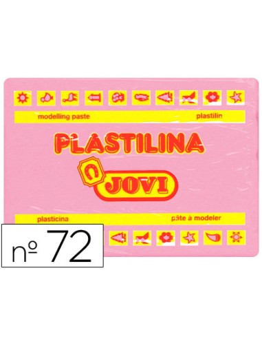 PASTILLA PLASTILINA JOVI Nº.72 350GR ROSA