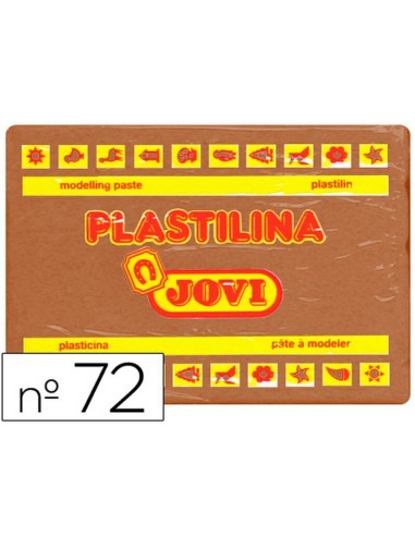 PASTILLA PLASTILINA JOVI Nº.72 350GR MARRON