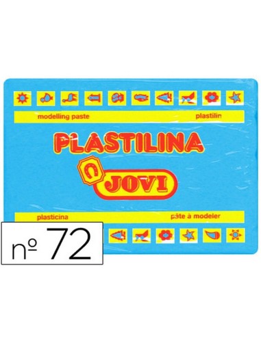 PASTILLA PLASTILINA JOVI Nº.72 350GR AZUL CLARO