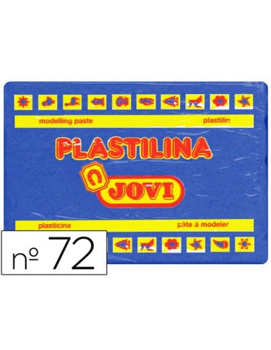 PASTILLA PLASTILINA JOVI Nº.72 350GR AZUL OSCURO