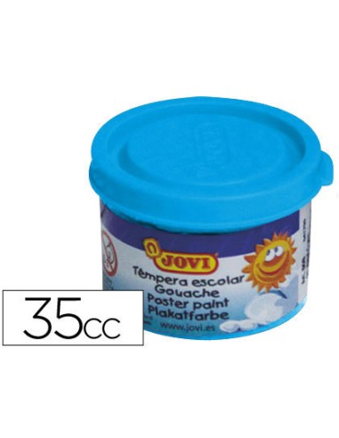 TEMPERA ESCOLAR CYAN 35ML JOVI