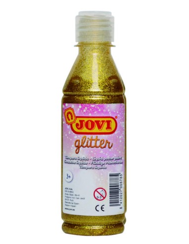 TEMPERA GLITTER ORO 250ML JOVI **PRECIO LIQUIDACIÓN