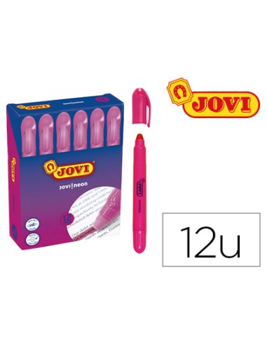 MARCADOR DE CERA FLUORESCENTE GEL ROSA JOVI