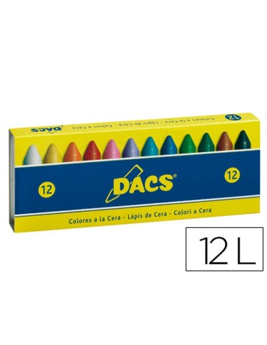 CAJA CERAS DACS 12 COLORES