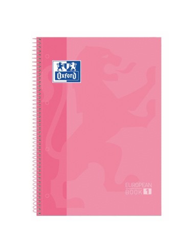 CUADERNO EBOOK1 A4 80H  90GR 5x5 ROSA CHICLE OXFORD