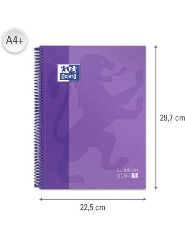 CUADERNO EBOOK1 A4+ 80H TE5X5 LILA EBOOK1 OXFORD