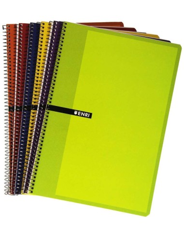 LIBRETA ESPIRAL ENRI FOLIO HORIZONTAL 80H