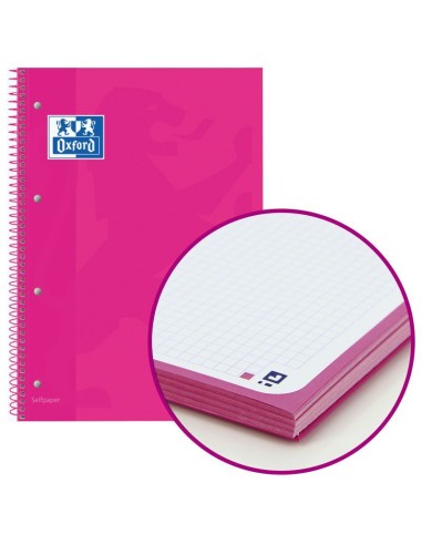 CUADERNO EBOOK1 A4 80H TE5x5 FÚCSIA OXFORD