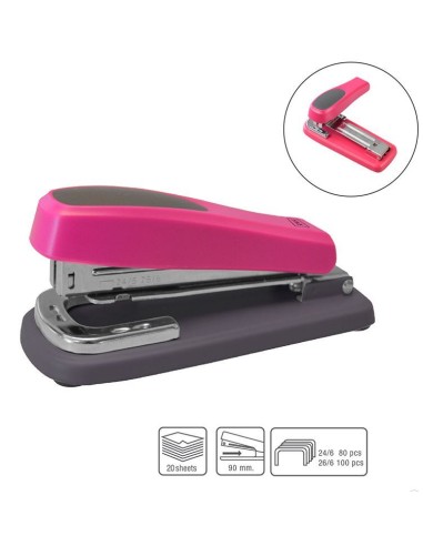 GRAPADORA STAPLER SOHO 20600 FUCSIA. SENFORT