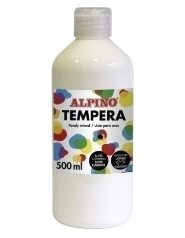 TÉMPERA ALPINO COLOR BLANCO 500ML.