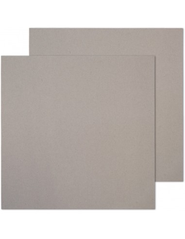 LAMINA CARTÓN 2MM 12x12" SCRAPBOOKING GRIS