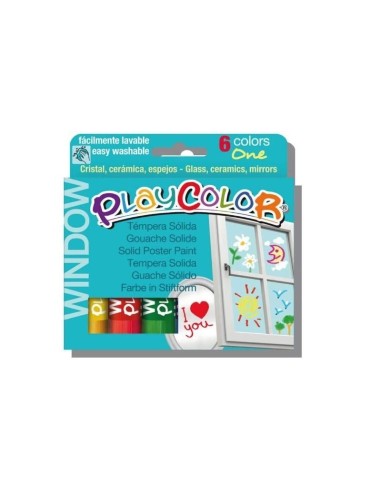 TEMPERA SOLIDA PLAYCOLOR ONE WINDOW P.6 **PRECIO LIQUIDACIÓN