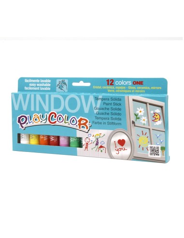 TEMPERA SOLIDA PLAYCOLOR WINDOW ONE P.12 **PREU LIQUIDACIÓ