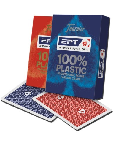 BARAJA CARTAS POKER 100% PLASTICO FOURNIER