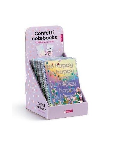 CUADERNO CONFETTI MIQUELRIUS A5 HORIZONTAL