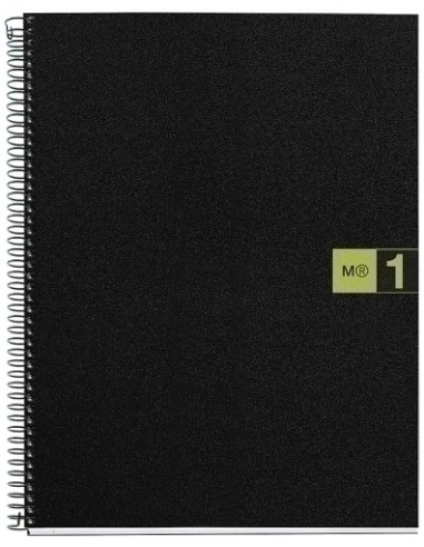 CUADERNO NOTEBOOK1 MIQUELRIUS 80H CUADRICULA 5x5 COLOR VERDE