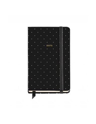 CUADERNO 90x140 LOGBOOK DOTS ALWAYS BLACK. MIQUELRIUS