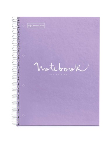 LIBRETA NOTEBOOK 90GR 80H DIN A4 LAVANDA MIQUELRIUS