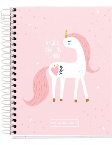 LIBRETA DIN A6 HRZ 140H UNICORNIO MIQUELRIUS