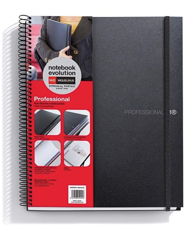 LIBRETA NOTEBOOK EVOLUTION A5 120H MIQUELRIUS