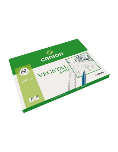 LAMINA CANSON VEGETAL A3 92GR