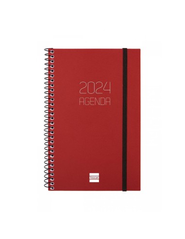 AGENDA OPAQUE ESP CAT E5C SVH 2024 ROJA FINOCAM **LIQUIDACIÓ