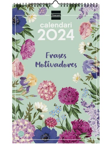 CALENDARIO PARED ESP ESCR FRASES 2024 CAT FINOCAM *LIQUIDACI